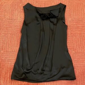 Silk XS wm’s BCBG Max Azria runway navy Sleeveless Blouse